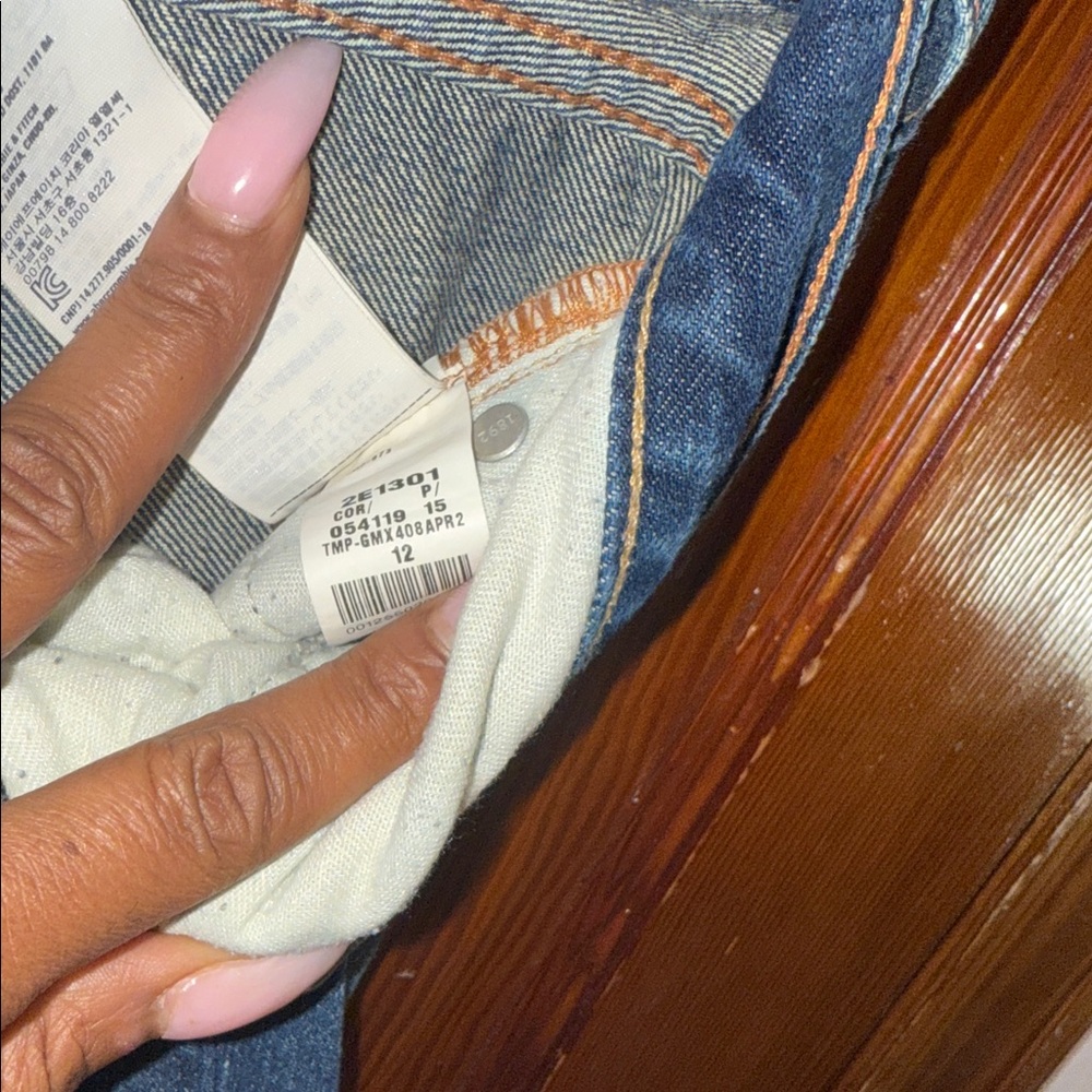 Vintage Abercrombie Kids Blue Distressed Jeans - Picture 6 of 15